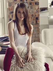 Caitin McSwain In Xmas Socks